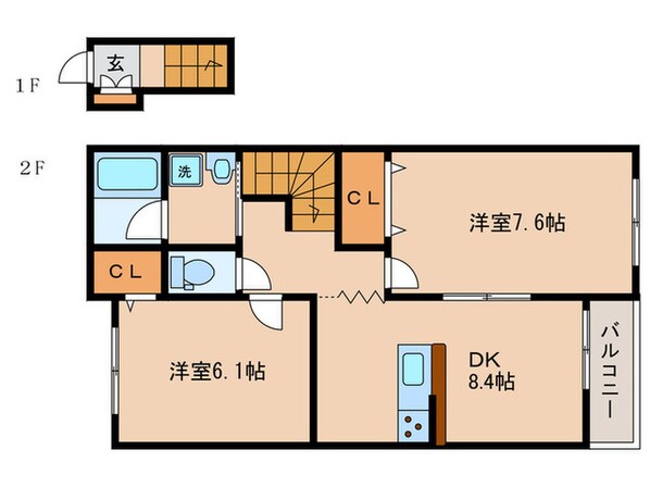 クラスペディアの物件間取画像